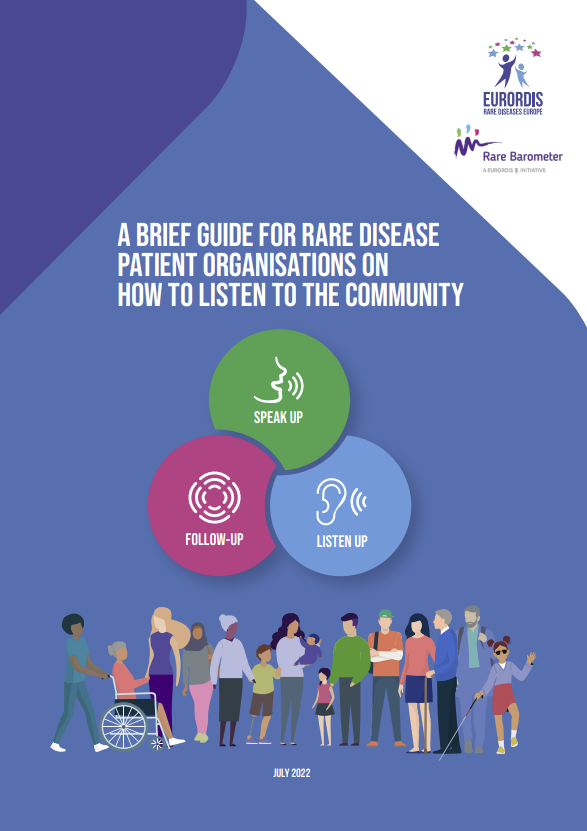 Speak Up. Listen Up. Follow-Up guide: A brief guide for rare disease patient organisations on how to listen to the community