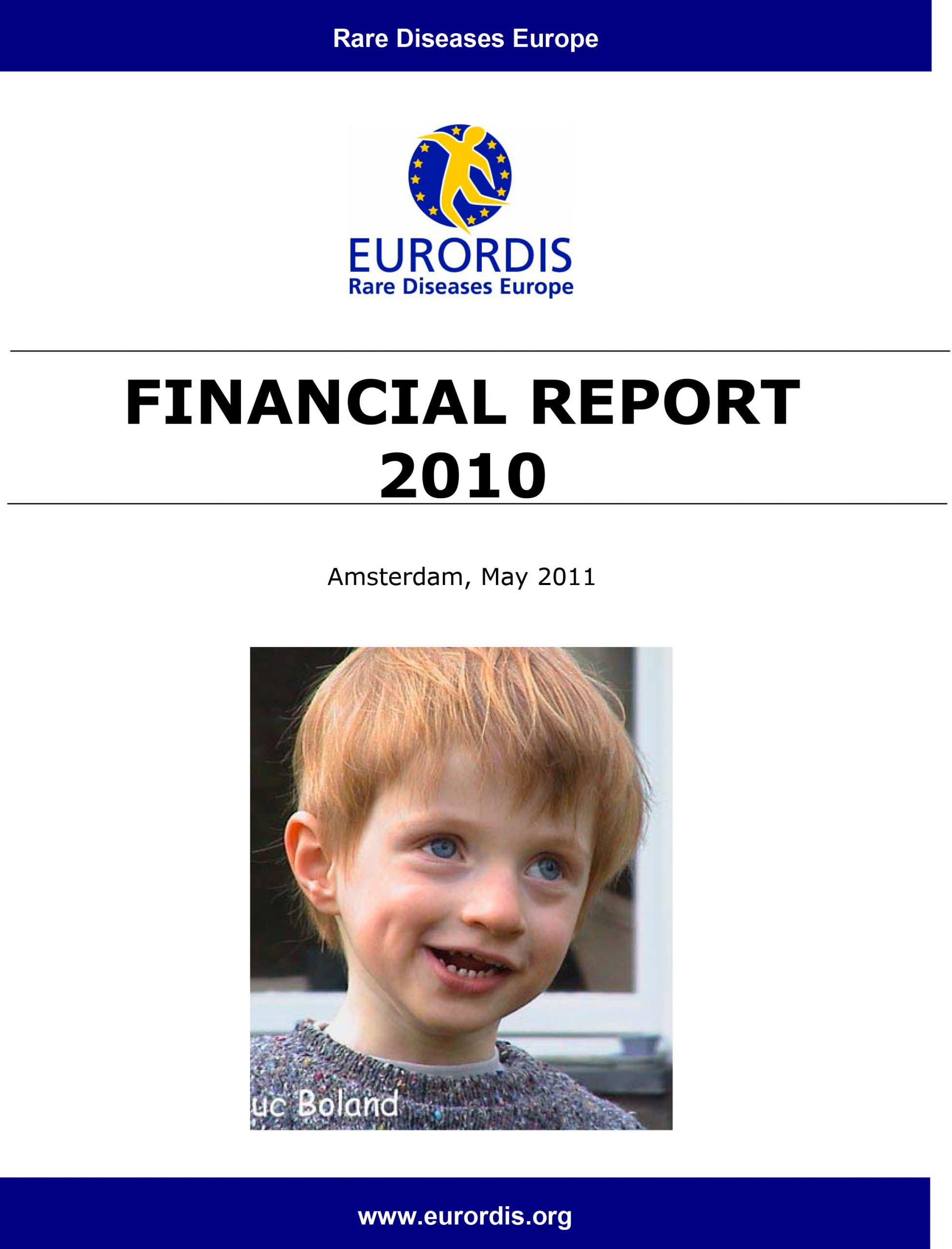 EURORDIS Financial Report 2010