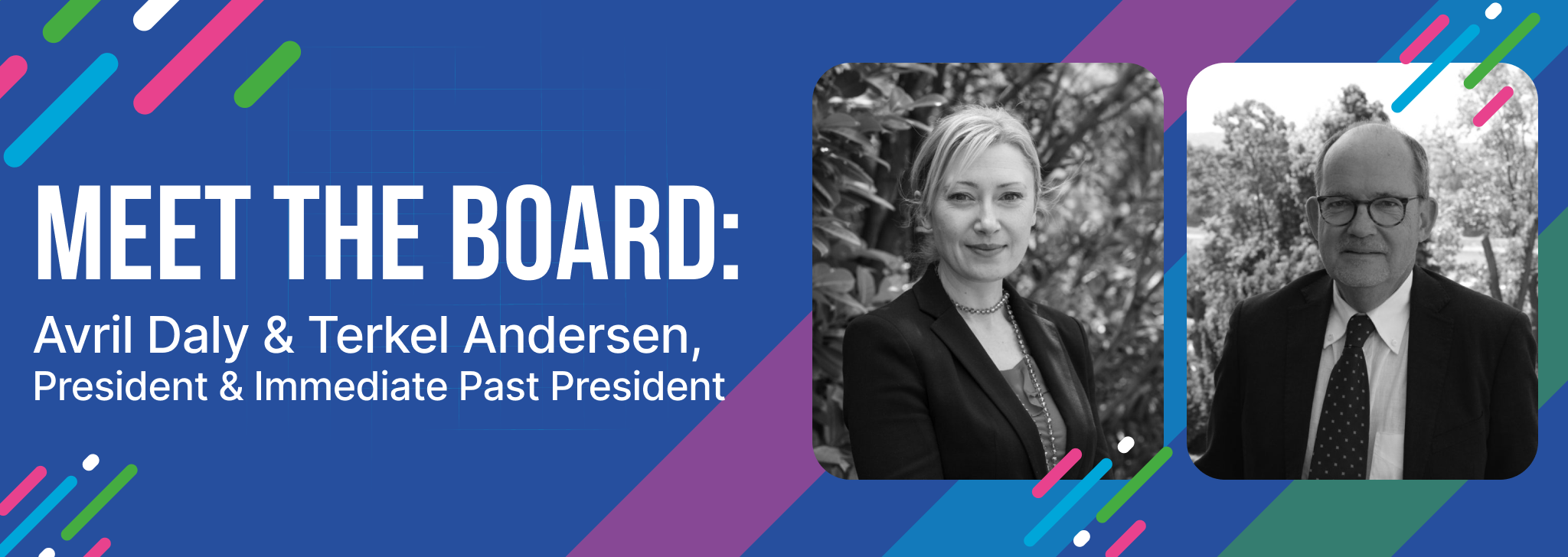 Meet the Board: Avril Daly & Terkel Andersen