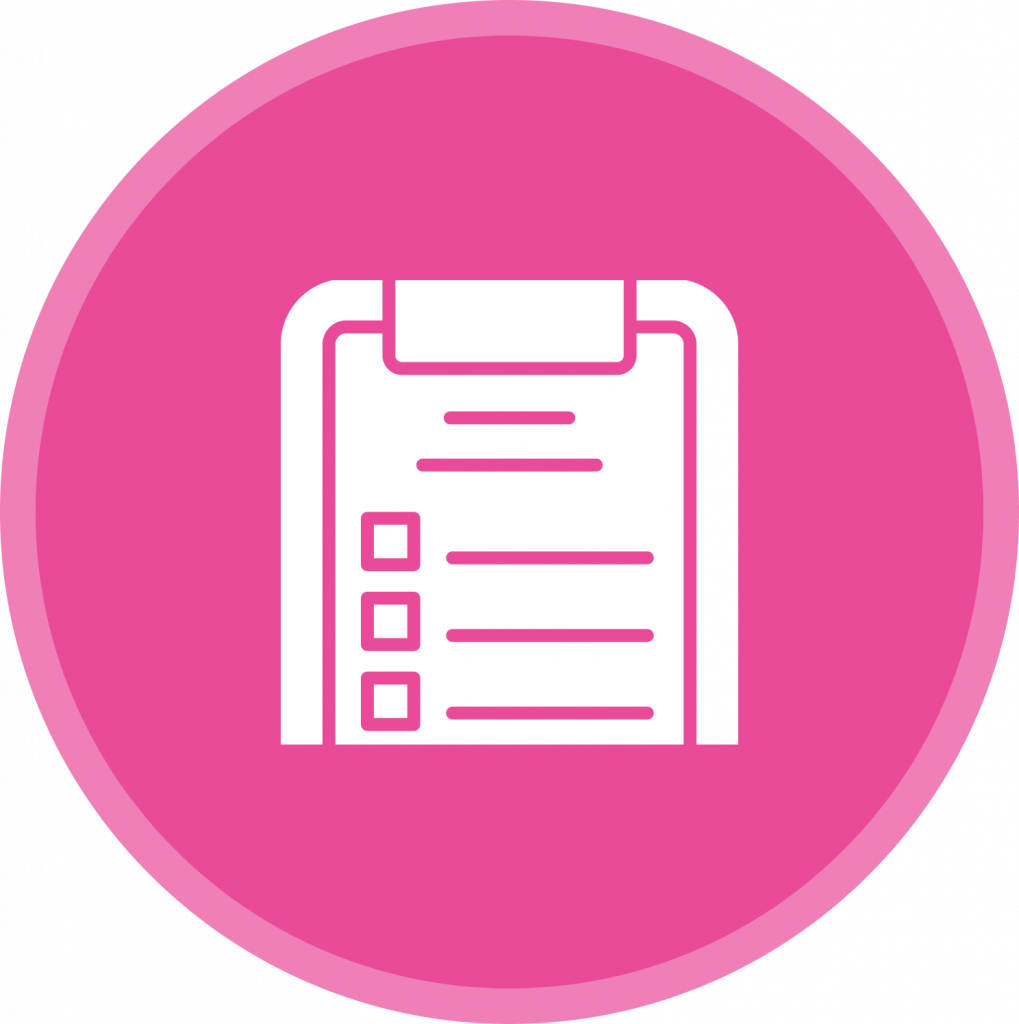 Icon of clipboard.