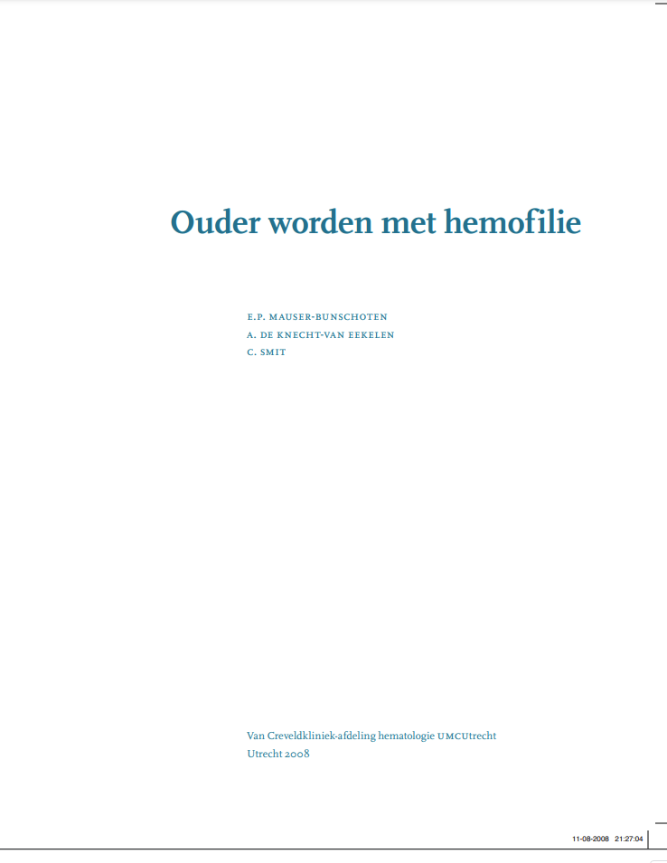 Ouder worden met hemofilie