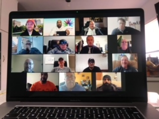 Zoom screenshot from one of the group's meetings.