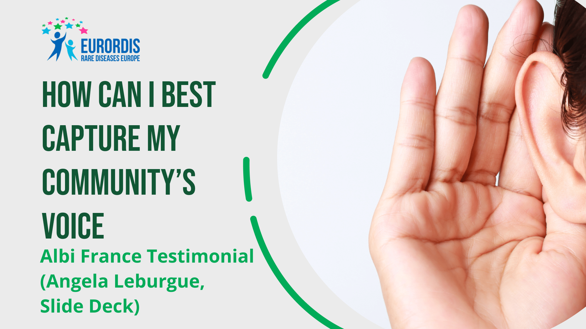  How Can I Best Capture My Community’s Voice - Albi France testimonial 