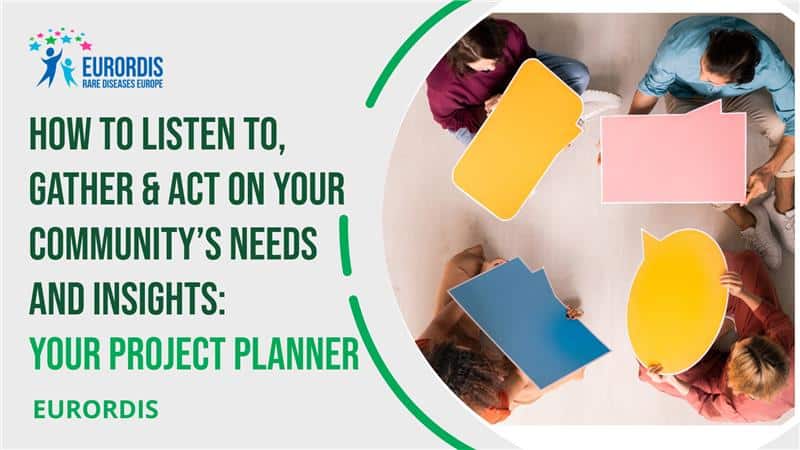 How to listen to, gather & act on your community’s needs and insights: Your project planner 