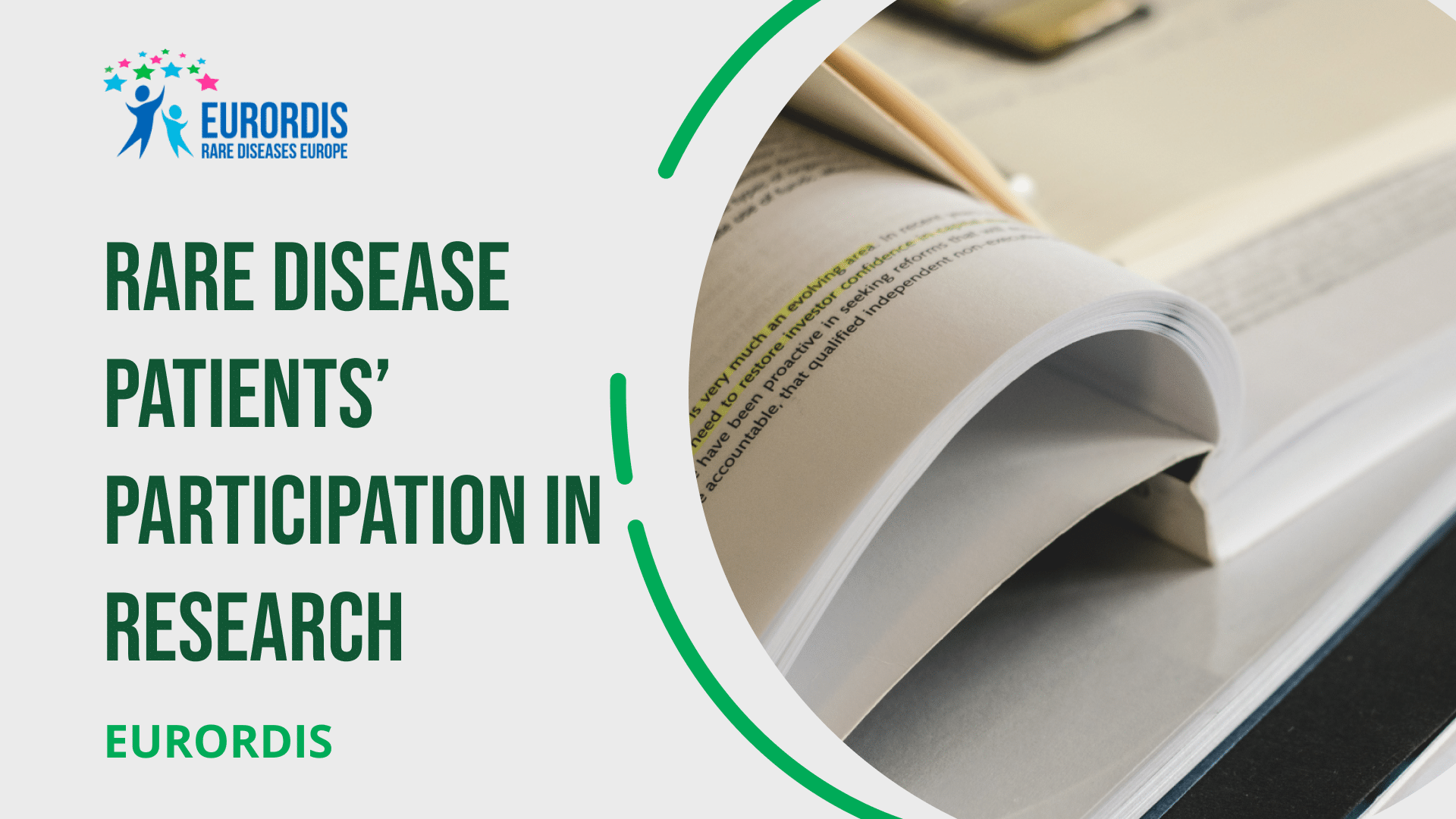 An insight into the participation of rare disease patients in research