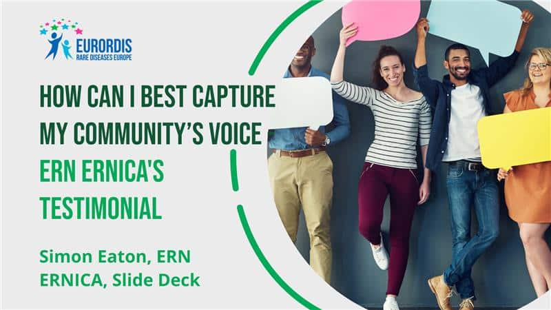 How Can I Best Capture My Community’s Voice - ERN ERNICA's testimonial