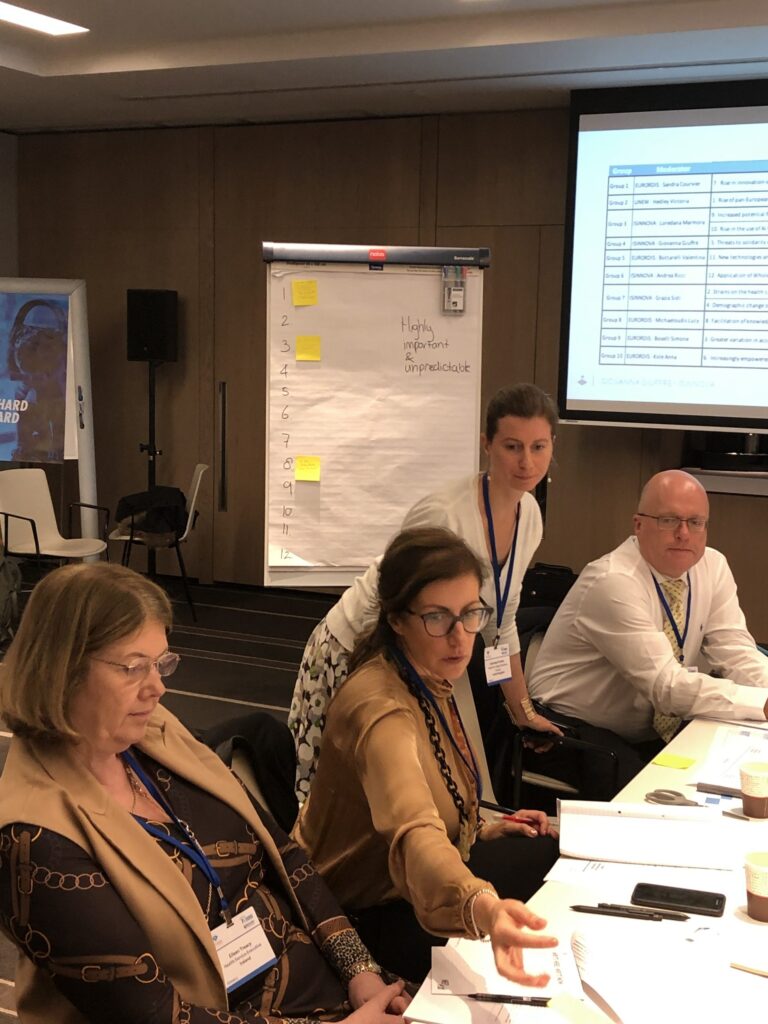 Meeting members on the other side of the table engaged in the discussion