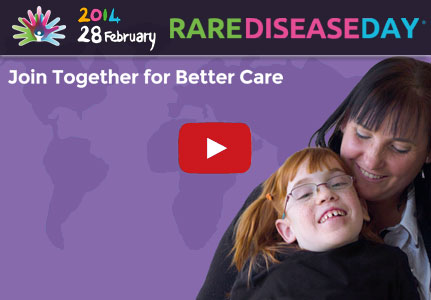 Scene from Rare Disease Day 2014 video