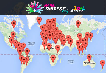Map of Rare Disease Day events